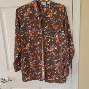 Floral Button-Up Shirt